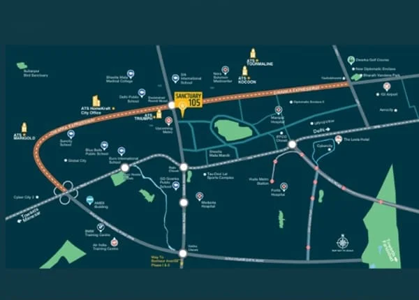ATS Homekraft Sanctuary location map